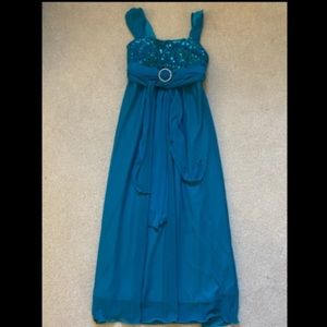 Blue formal dress